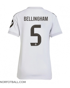 Billige Fotballdrakt Real Madrid Jude Bellingham #5 Replika Hjemmedrakt Dame 2025-26 Kortermet Billige Fotballdrakt Real Madrid Jude Bellingham #5 Replika Hjemmedrakt Dame 2025-26 Kortermet